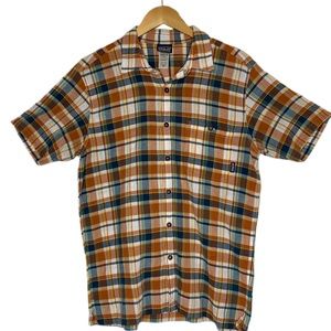 Patagonia Organic Cotton Plaid Button Up Shirt